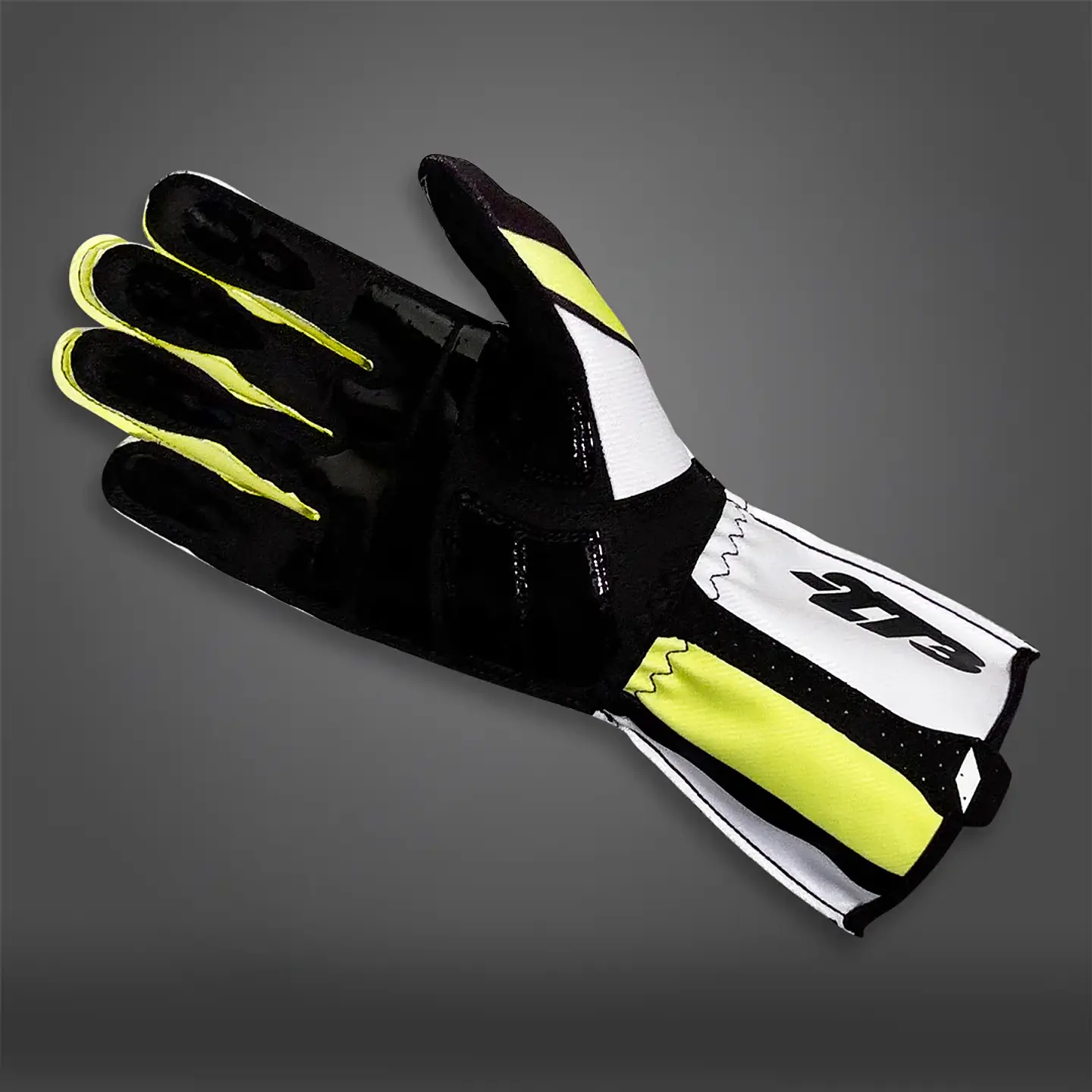 Guante karting -273 GPR Black/White/Yellow Fluo 2