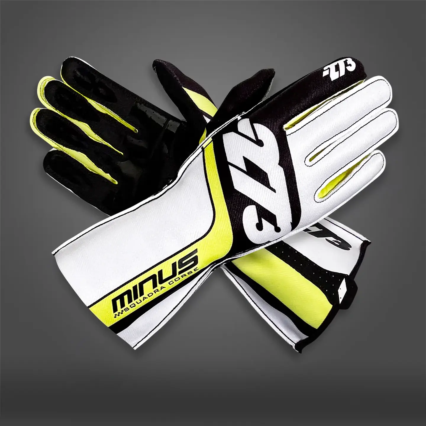 Guante karting -273 GPR Black/White/Yellow Fluo 1