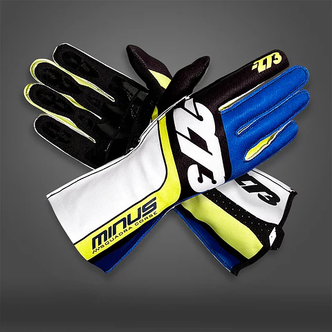Guante karting -273 GPR Blue/Black/Yellow Fluo