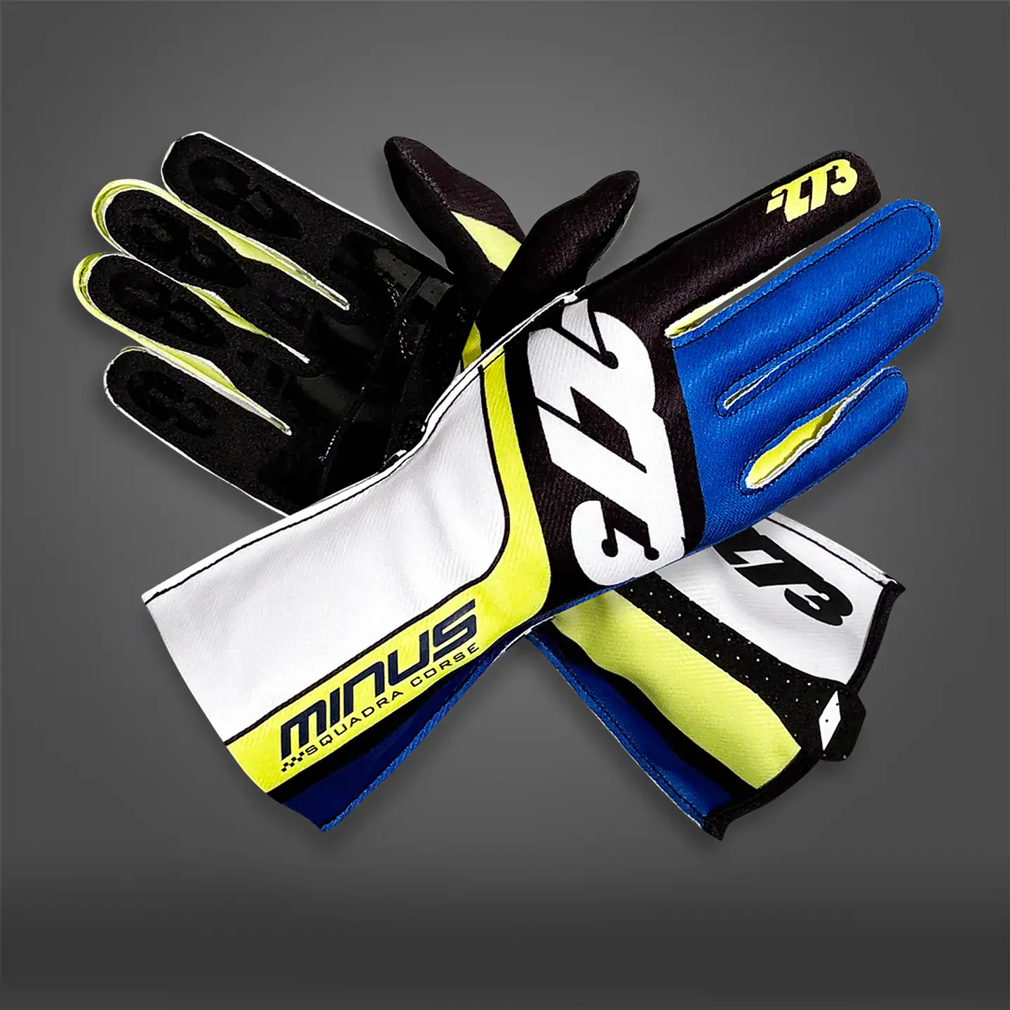 Guante karting -273 GPR Blue/Black/Yellow Fluo 1