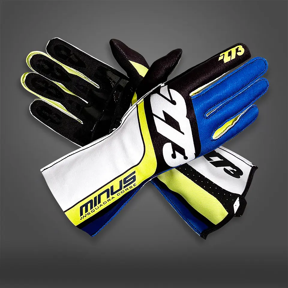 Guante karting -273 GPR Blue/Black/Yellow Fluo 1