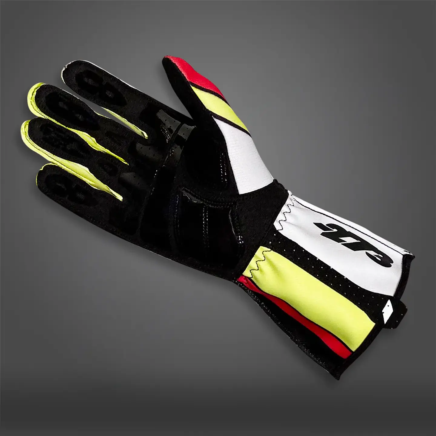 Guante karting -273 GPR Red/Black/Yellow Fluo 2