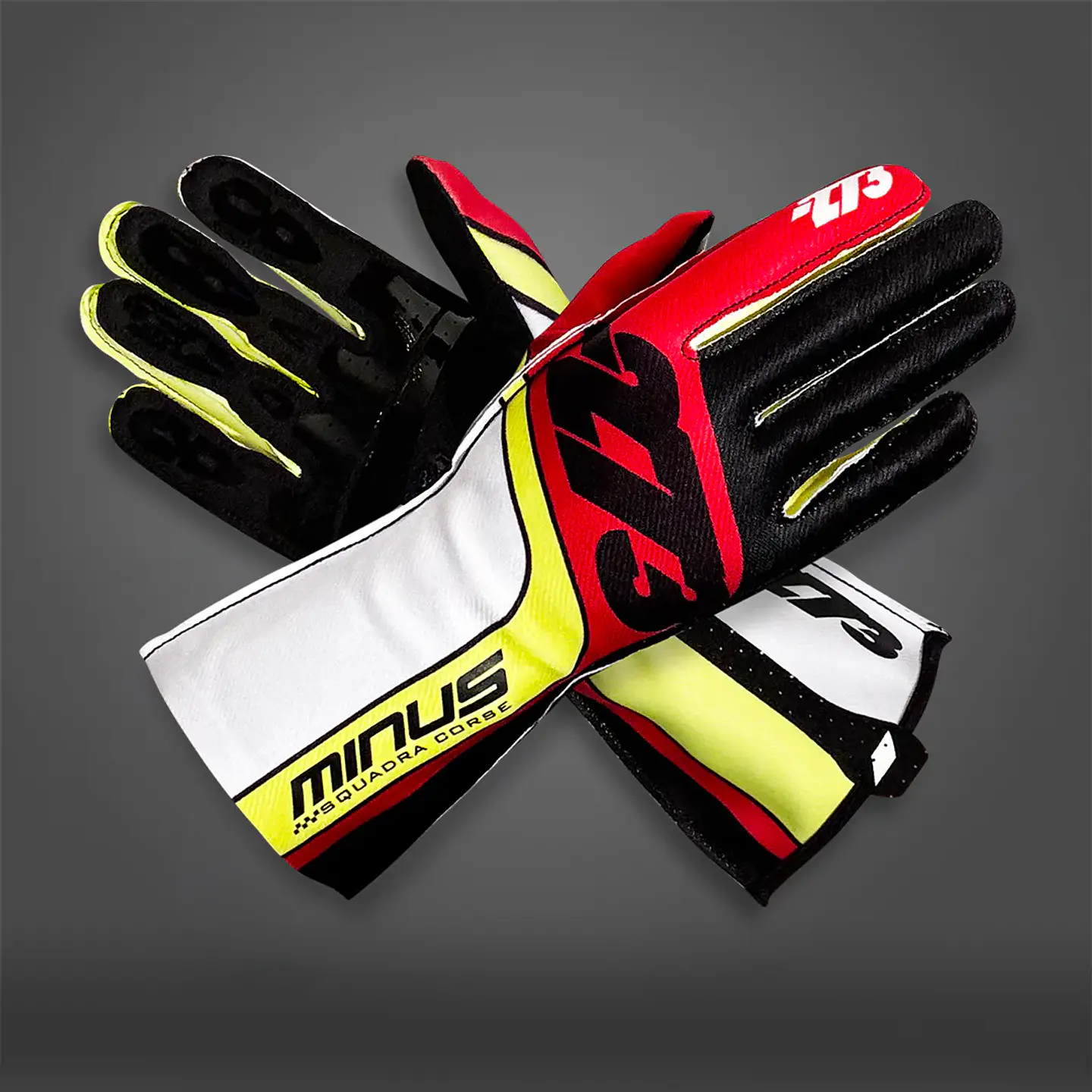 Guante karting -273 GPR Red/Black/Yellow Fluo 1