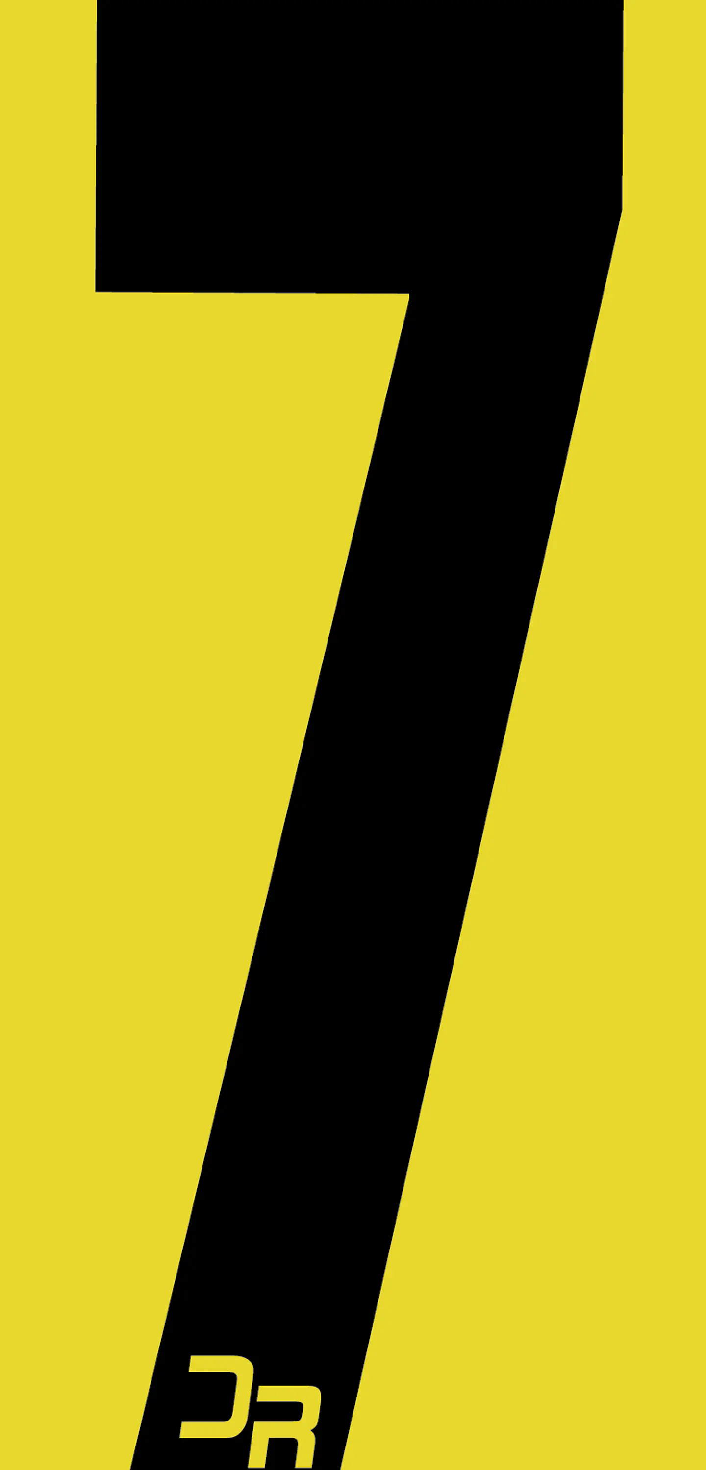 Número adhesivo 15cm con fondo 8