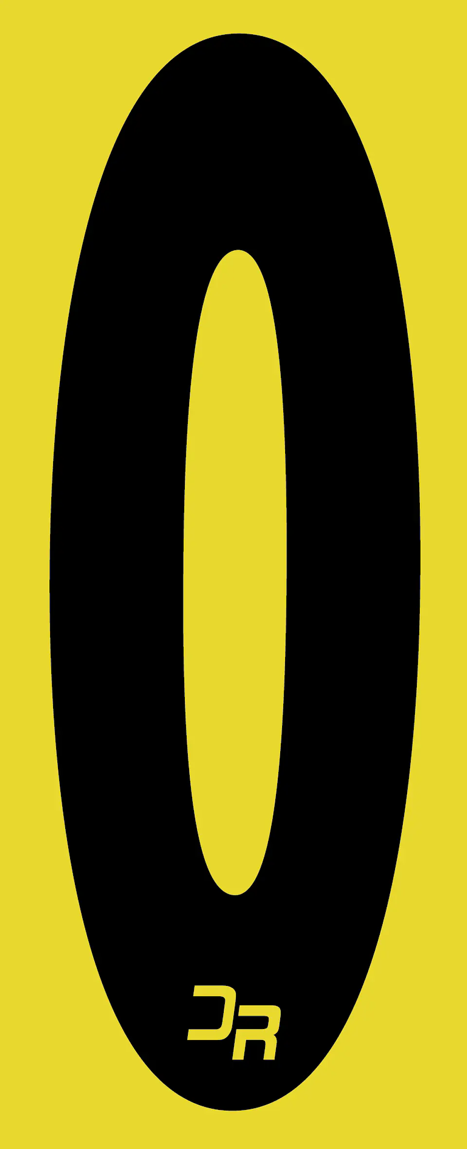 Número adhesivo 15cm con fondo 1