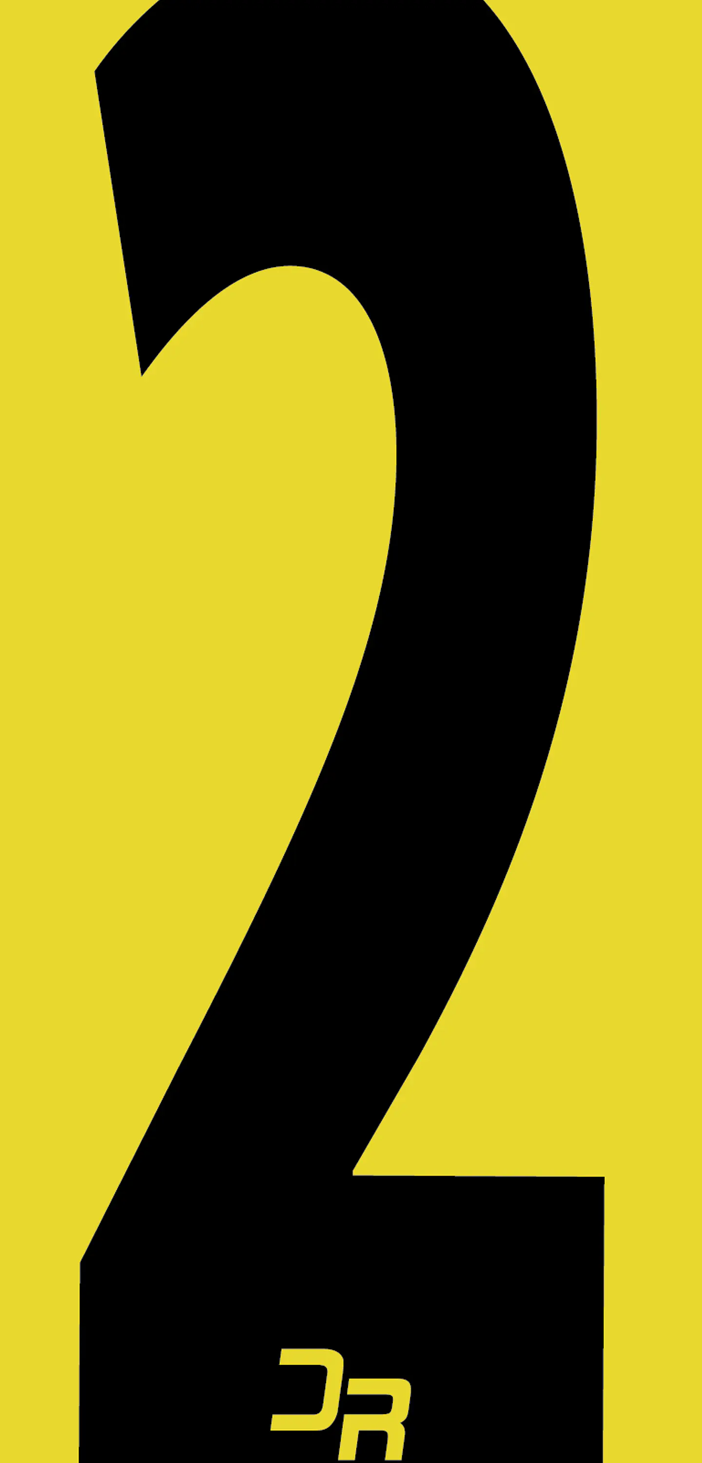 Número adhesivo 15cm con fondo 3