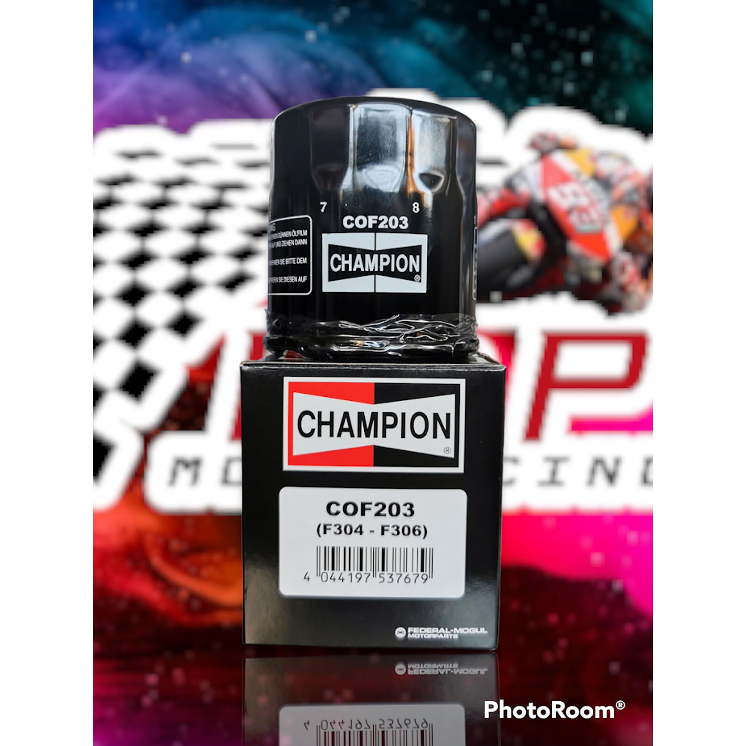 Filtro de aceite champion kawasaki (kn303) 3