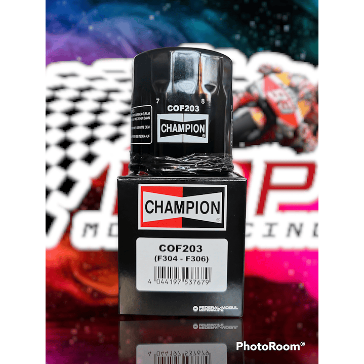 Filtro de aceite champion kawasaki (kn303) 3