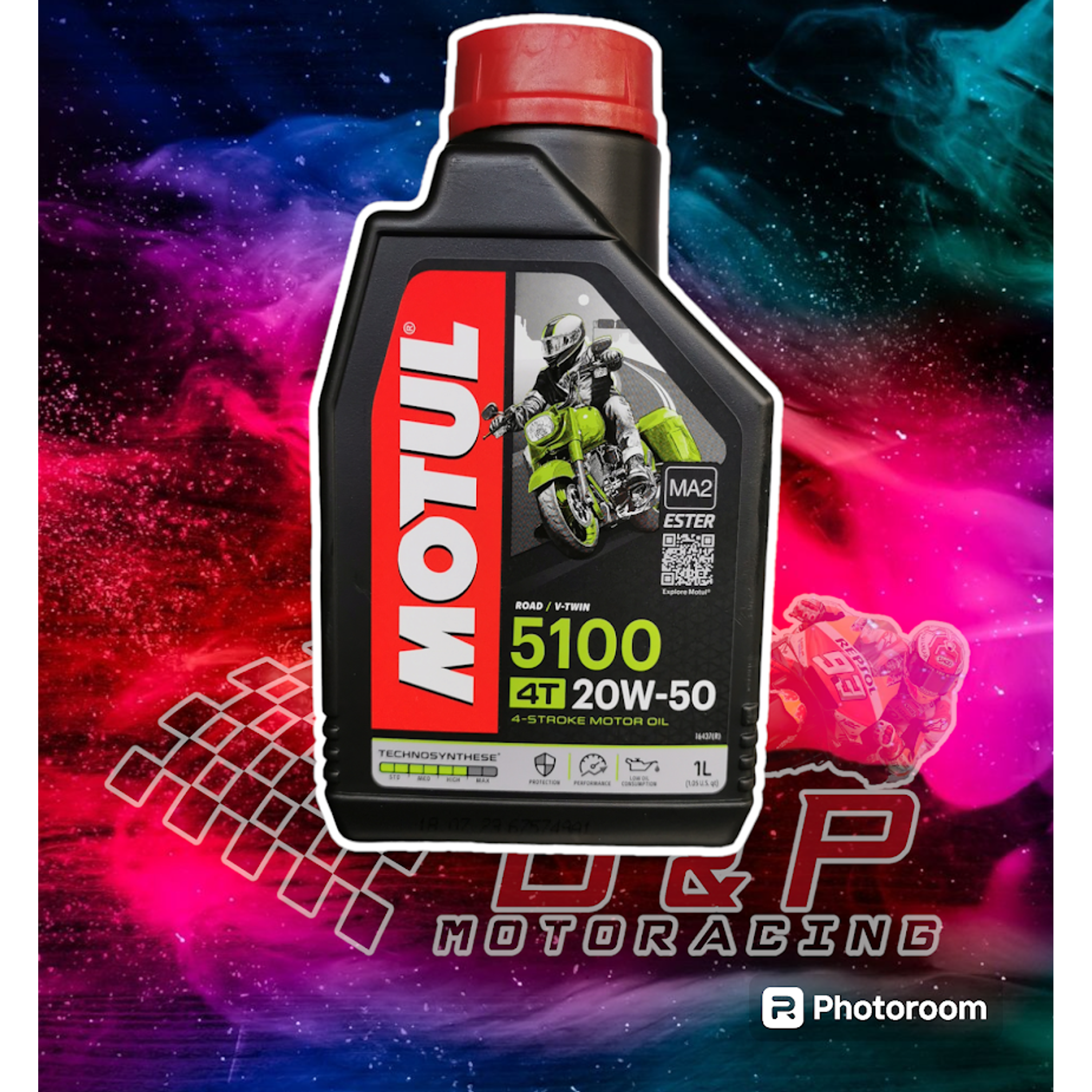 Aceite 20w50 motul 5100 semi sintético