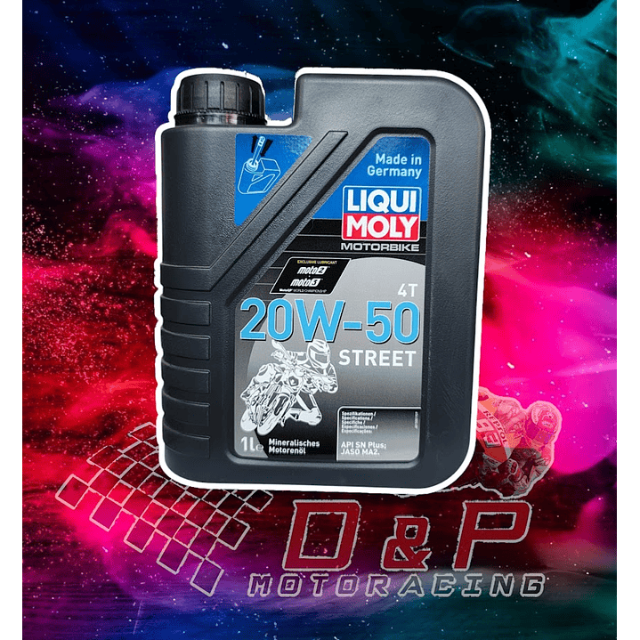 Aceite 20w50 liqui moly street