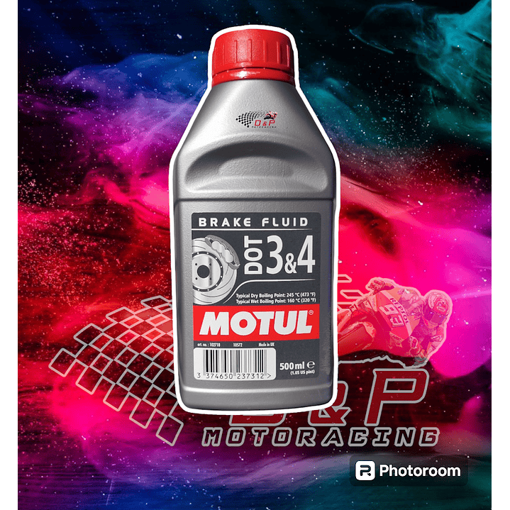 Liquido de frenos dot 3 y 4 motul