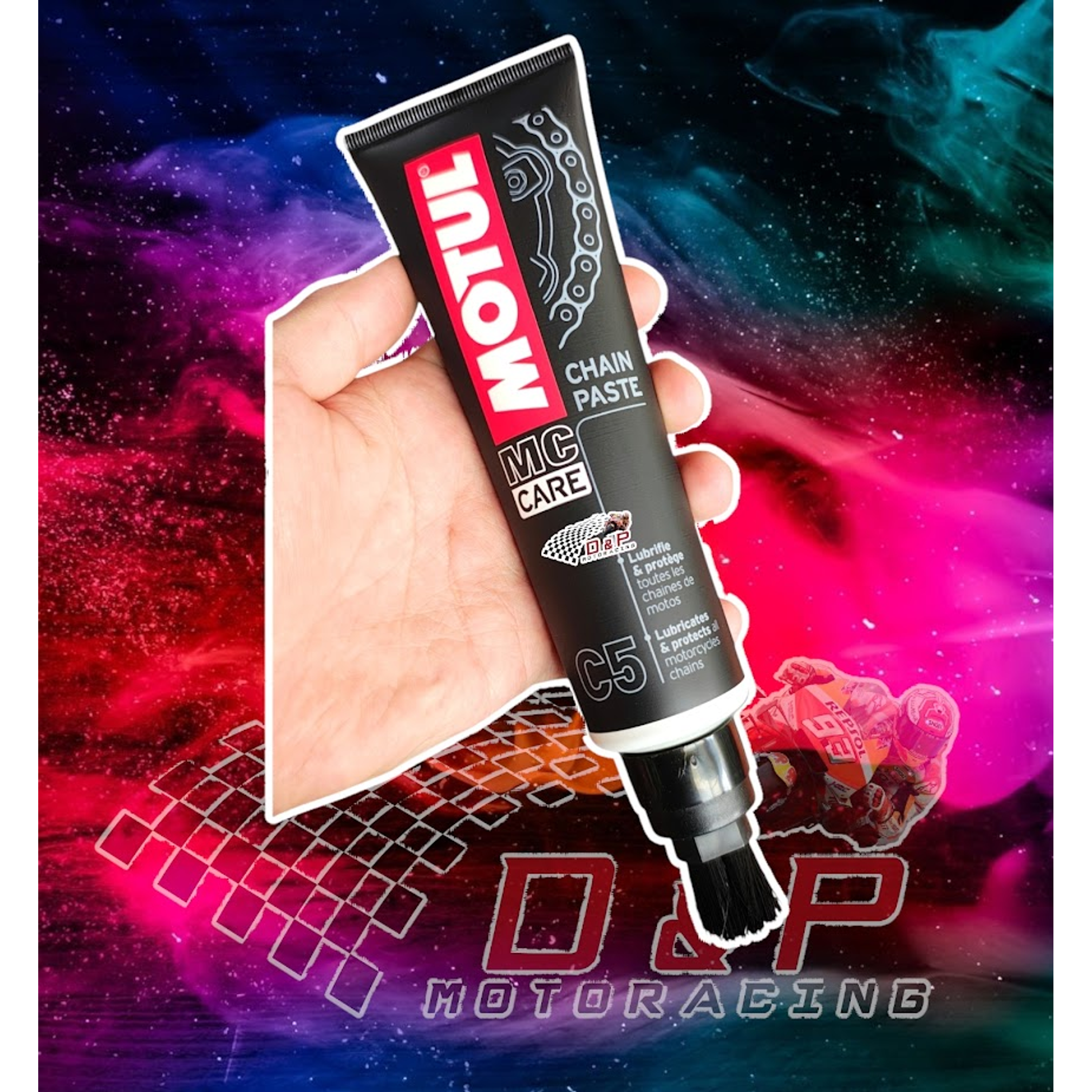 Lubricante De Cadena Moto En Pasta C5 Motul
