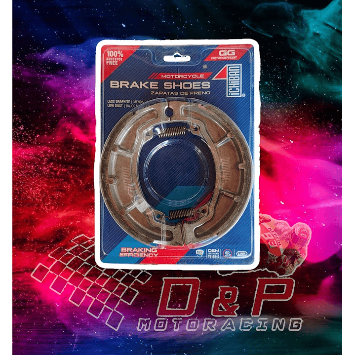 BALATAS FZ 16 / FZ 2.0 / YBR 125/XTZ 125 /XTZ 150 / NK 150  1