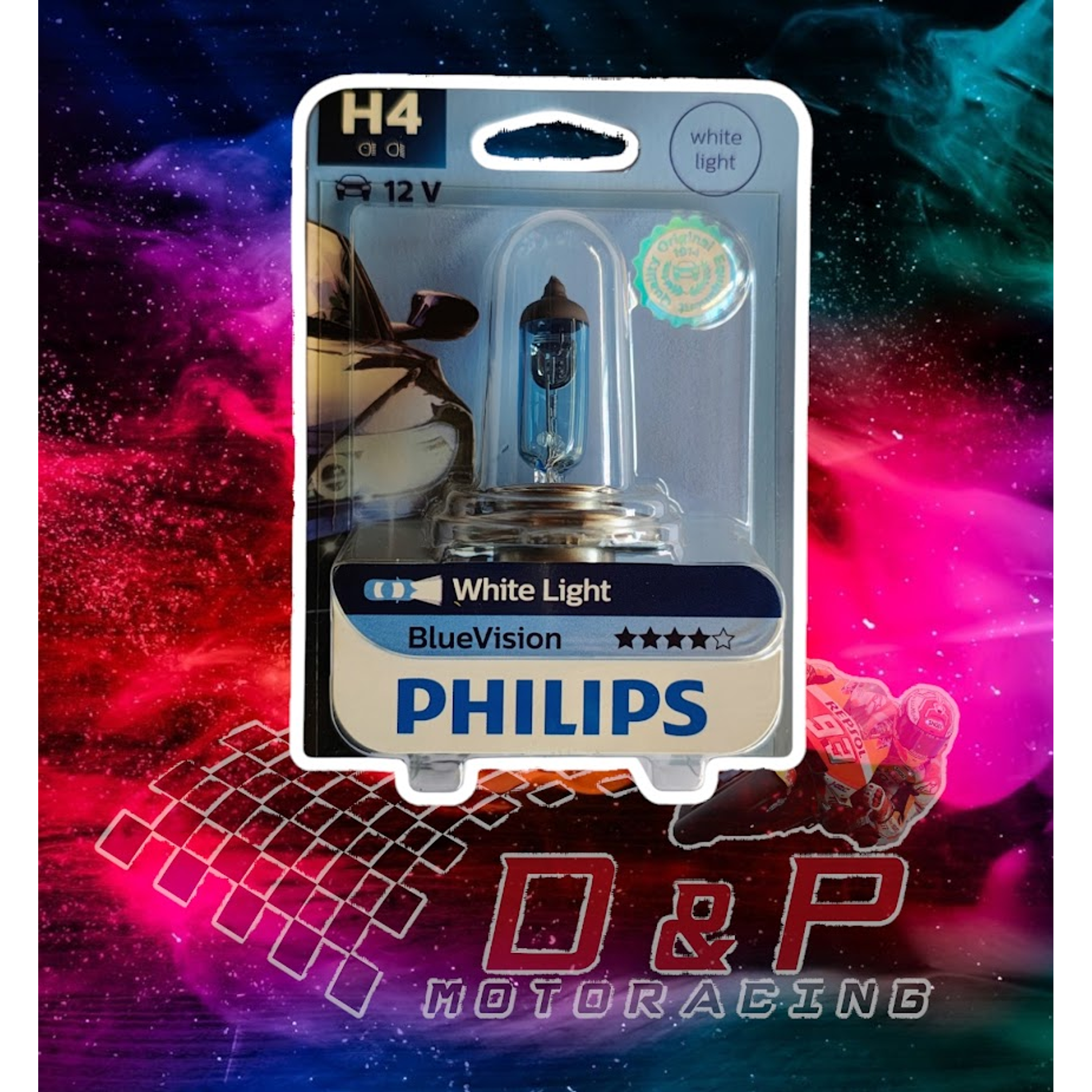 ampolleta h4 blue vision philips 1