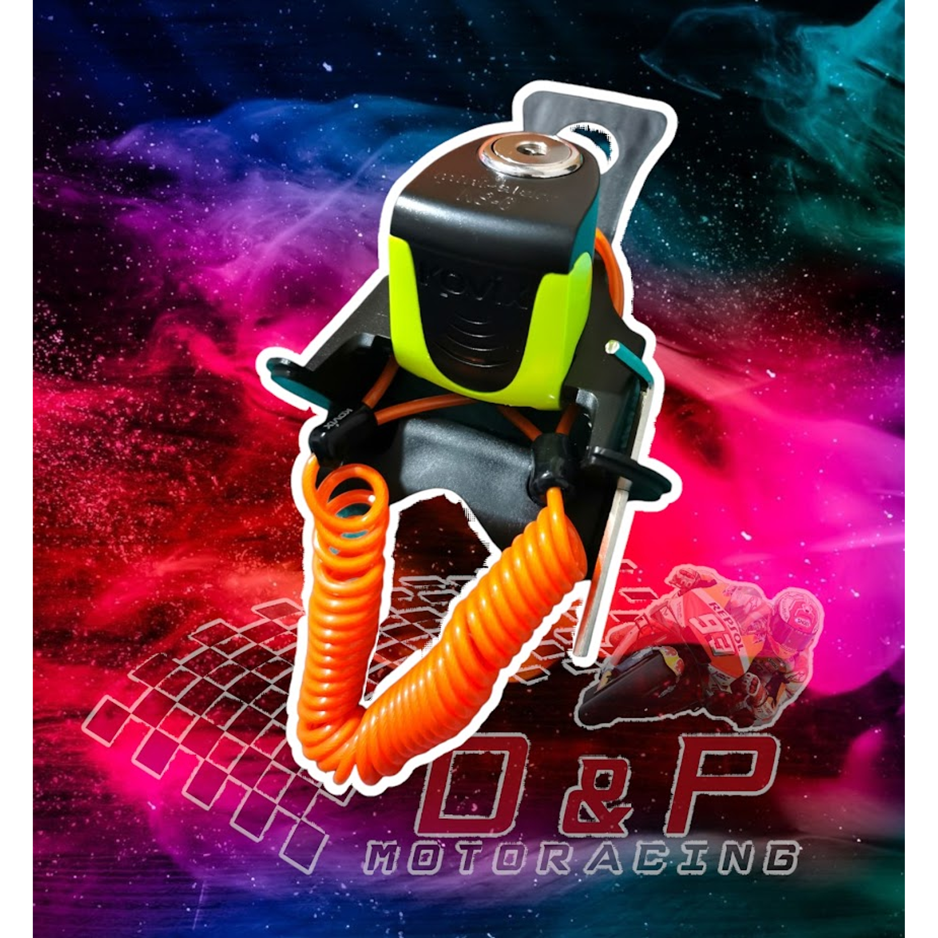 Candado Disco Moto Kovix Con Alarma Ks6 4