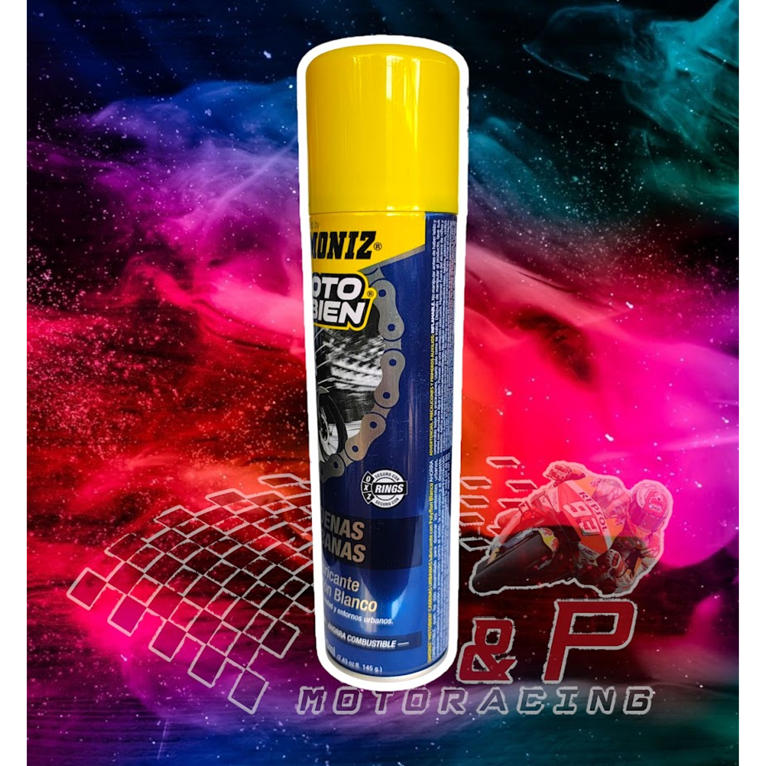 Lubricante de cadena urban simoniz motobien 220ml 3