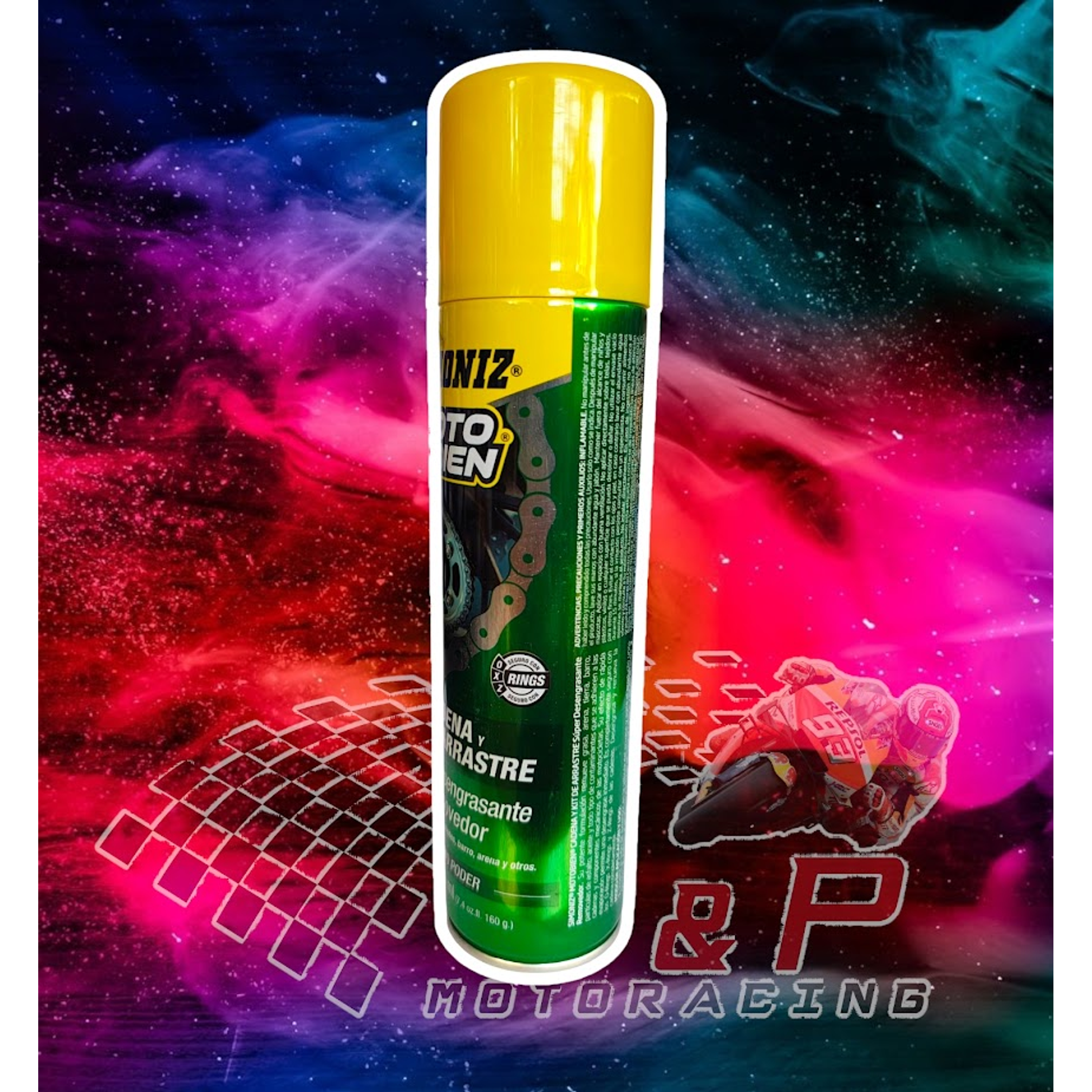 Limpiador Desengrasante cadena SIMONIZ Moto Bien 220ml 3