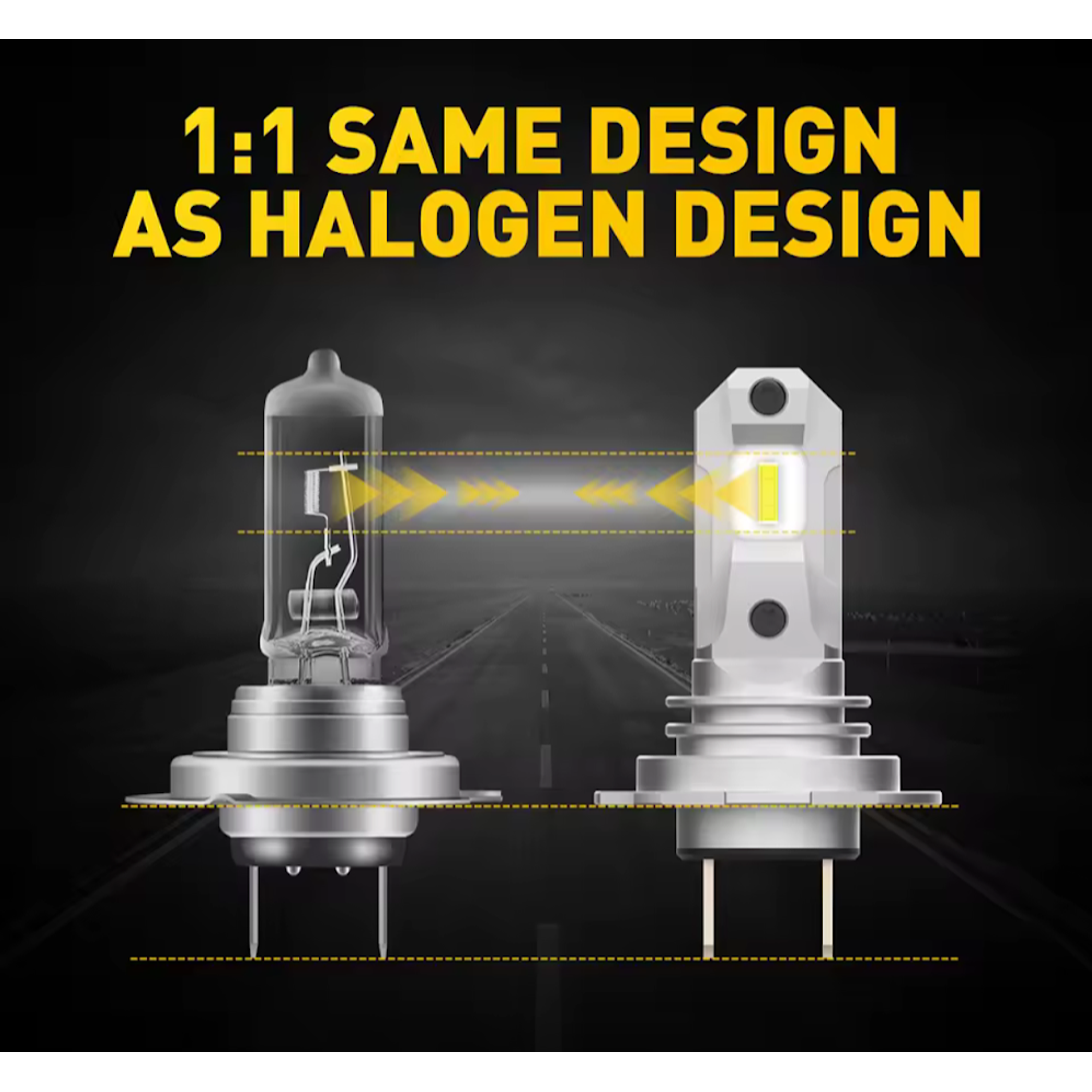 Ampolleta Led H7 12v Conexión Rápida 6