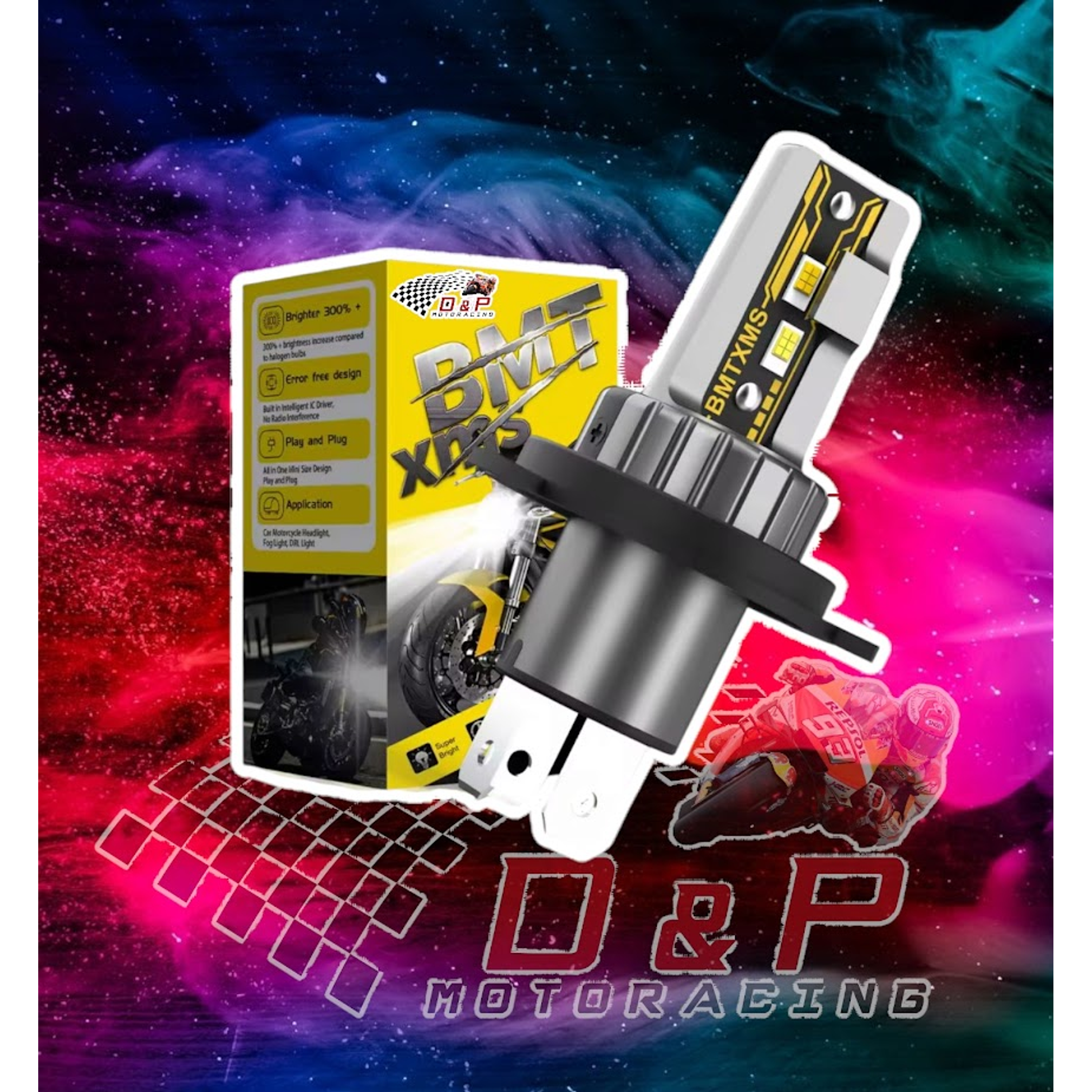 Ampolleta H4 Led Conexión Rápida 1