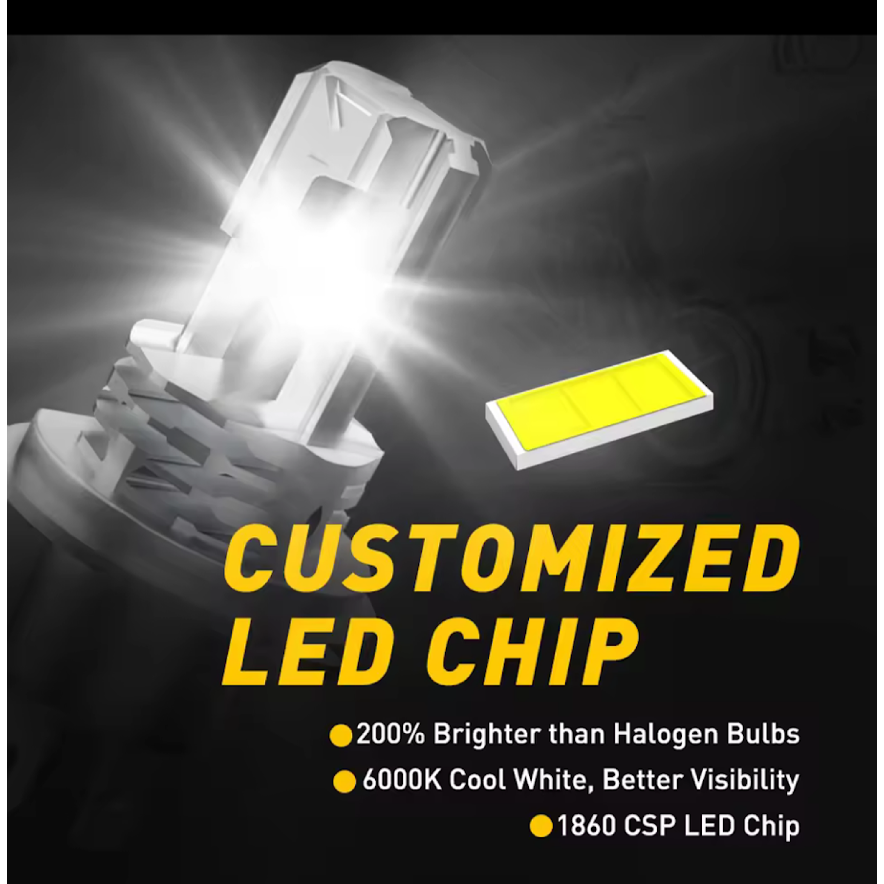 Ampolleta Led H4 12v Motocicleta Conexión Rápida 5