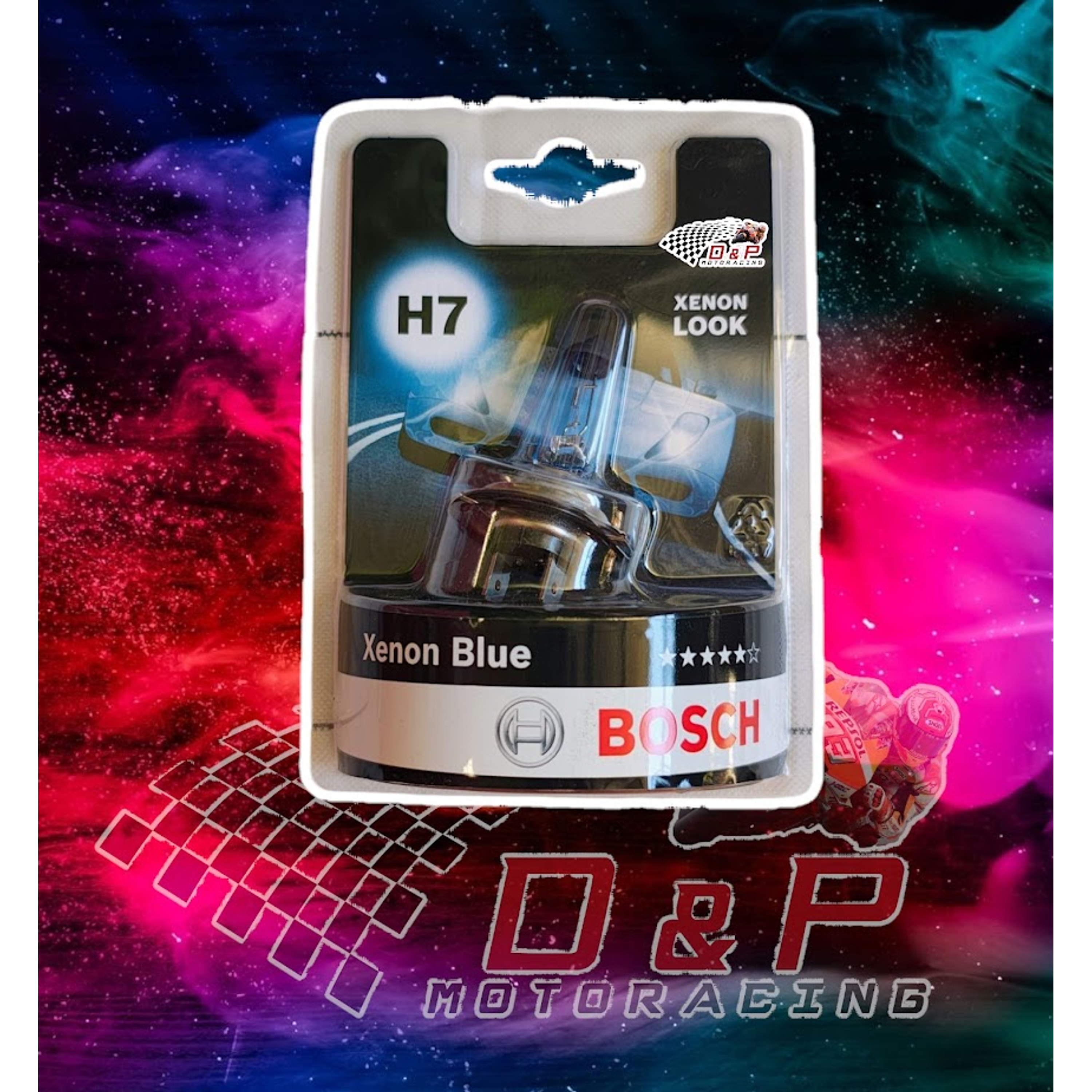 Ampolleta H7 Xenon Blue Bosch 2