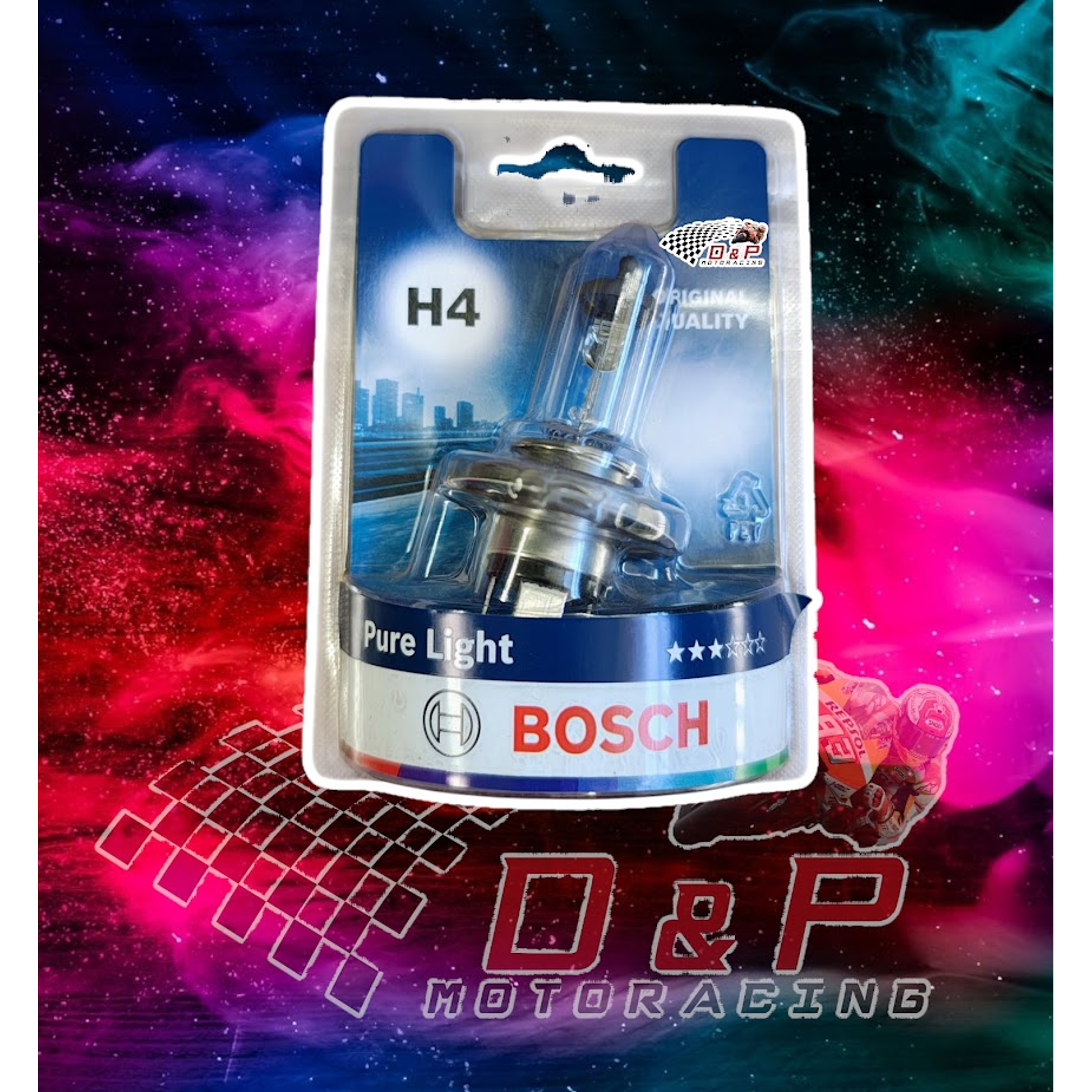 Ampolleta H4 Bosch Pure Light