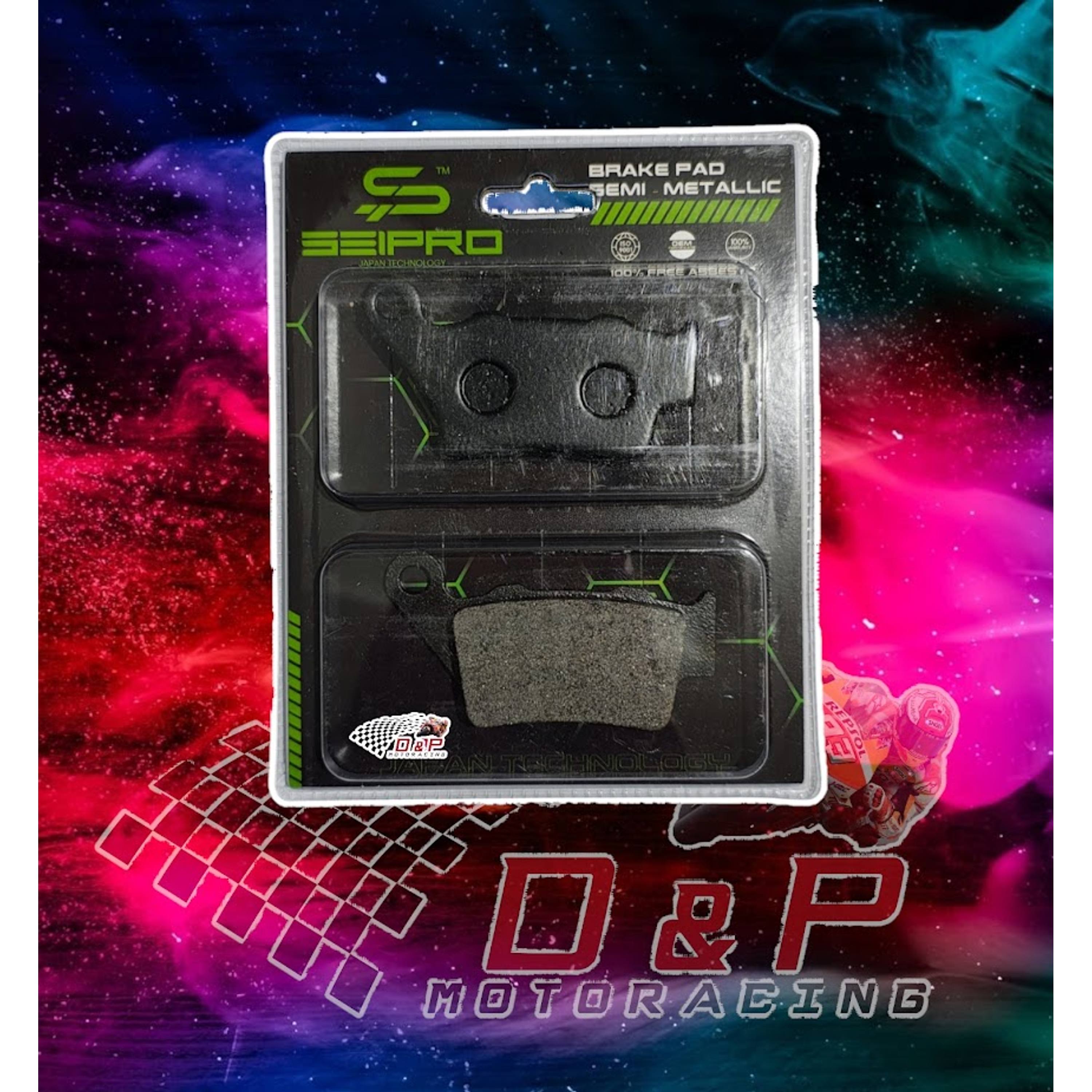 Pastilla de freno trasera para pulsar 200/ dominar 400/ ktm duke 200/ cf moto nk400 / gixxer 150 modelos nuevos  1