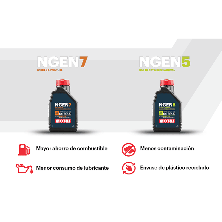 Aceite Motul 10w40 Ngen 7 3