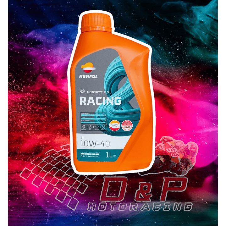 Aceite Repsol 10w40 Full Sintético Racing  1