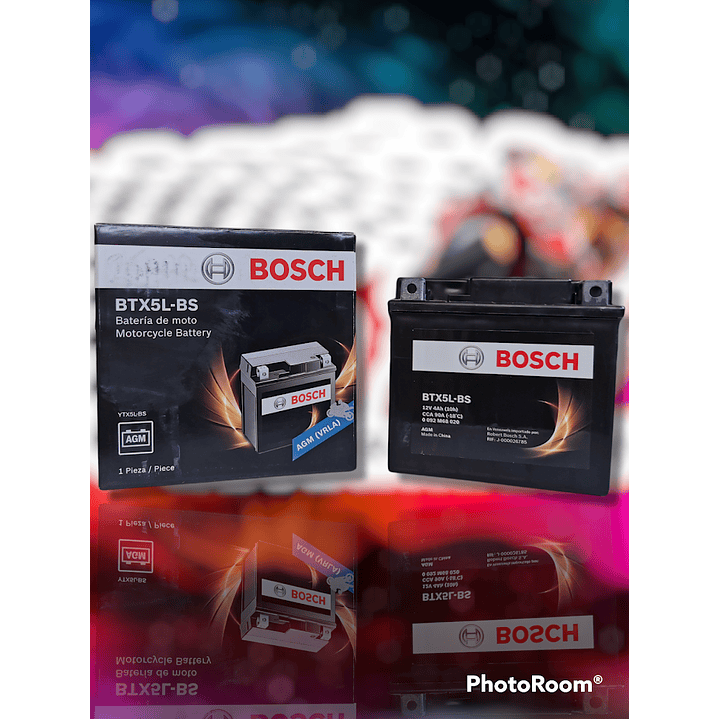 Batería bosch Btx5l-bs Para Gixxer R15 Fz16 Invicta Xr150 2
