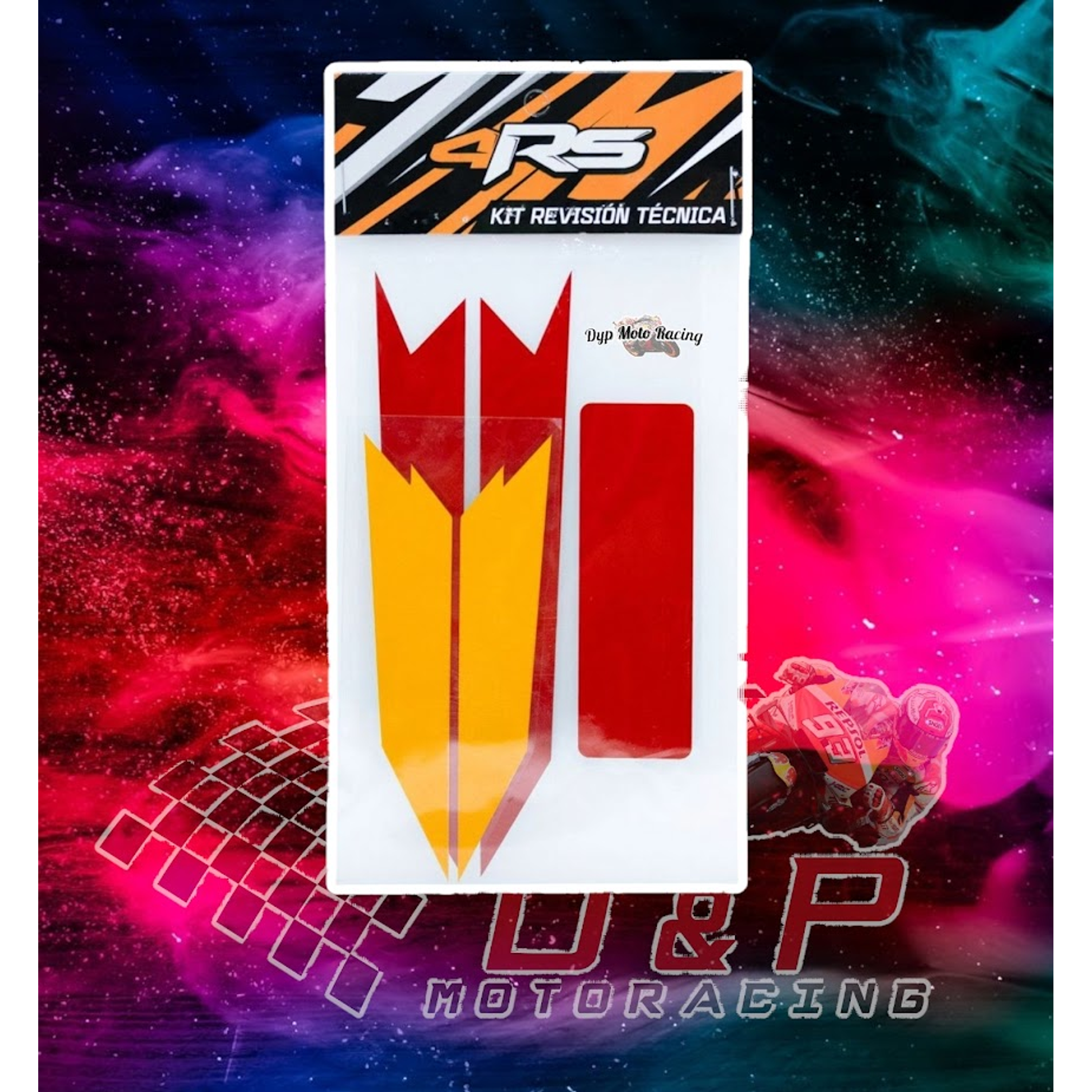 Kit De Adhesivos Reflectantes Revisión Técnica 4rs 1