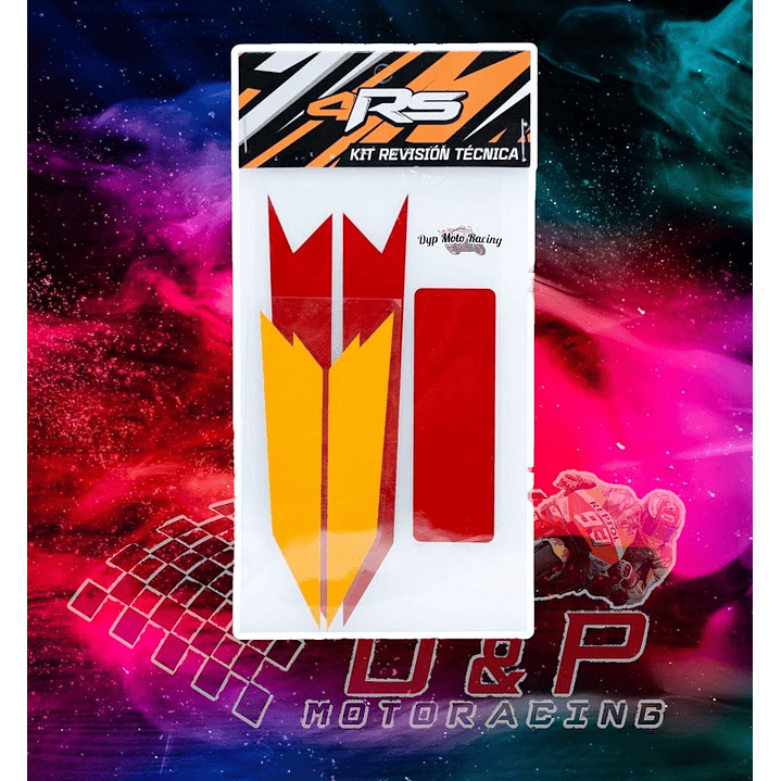 Kit De Adhesivos Reflectantes Revisión Técnica 4rs 1