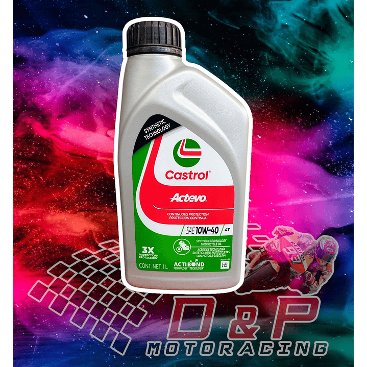 Aceite castrol 10w40 semi sintético