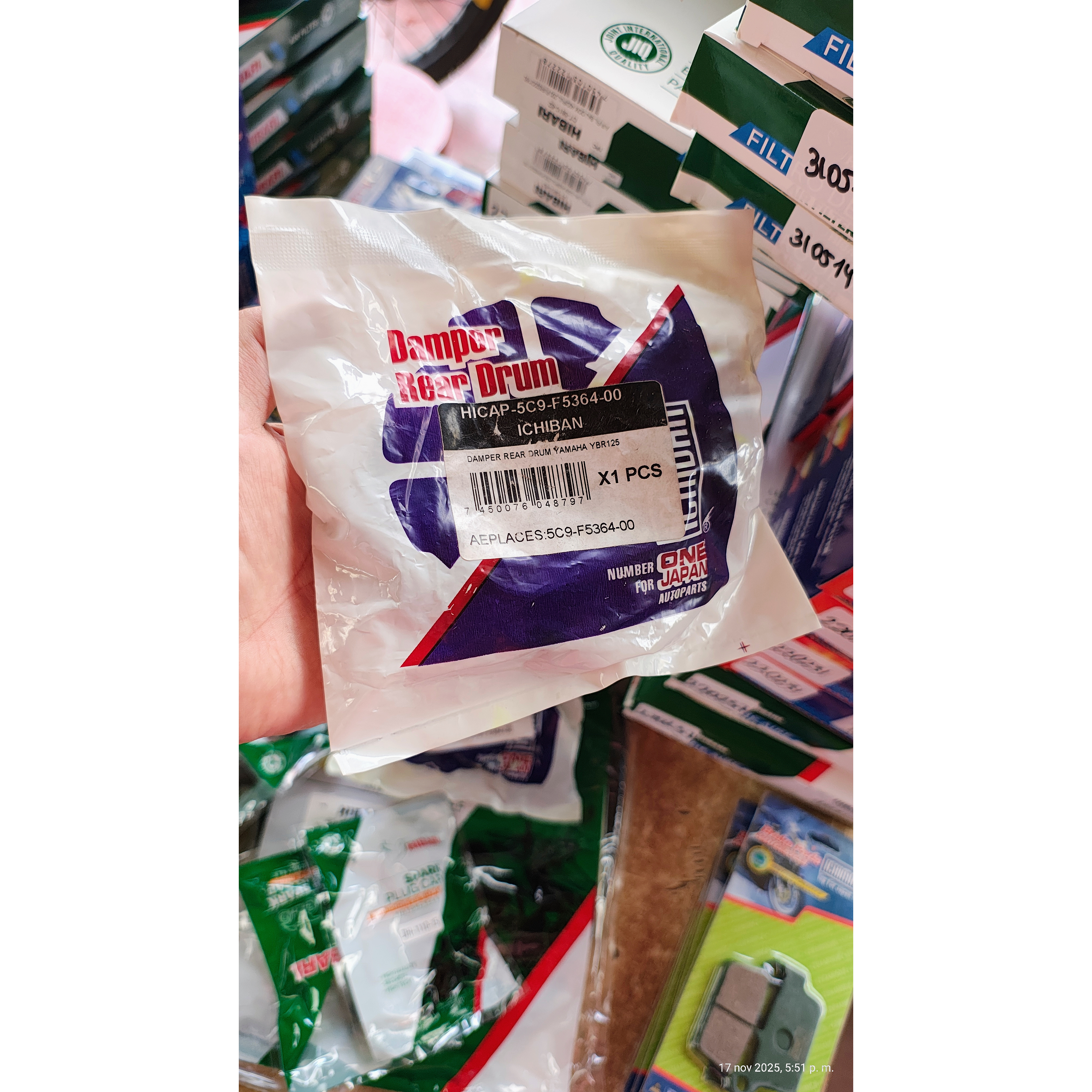 Damper Fz16 Ybr125 R15 Cg125 2