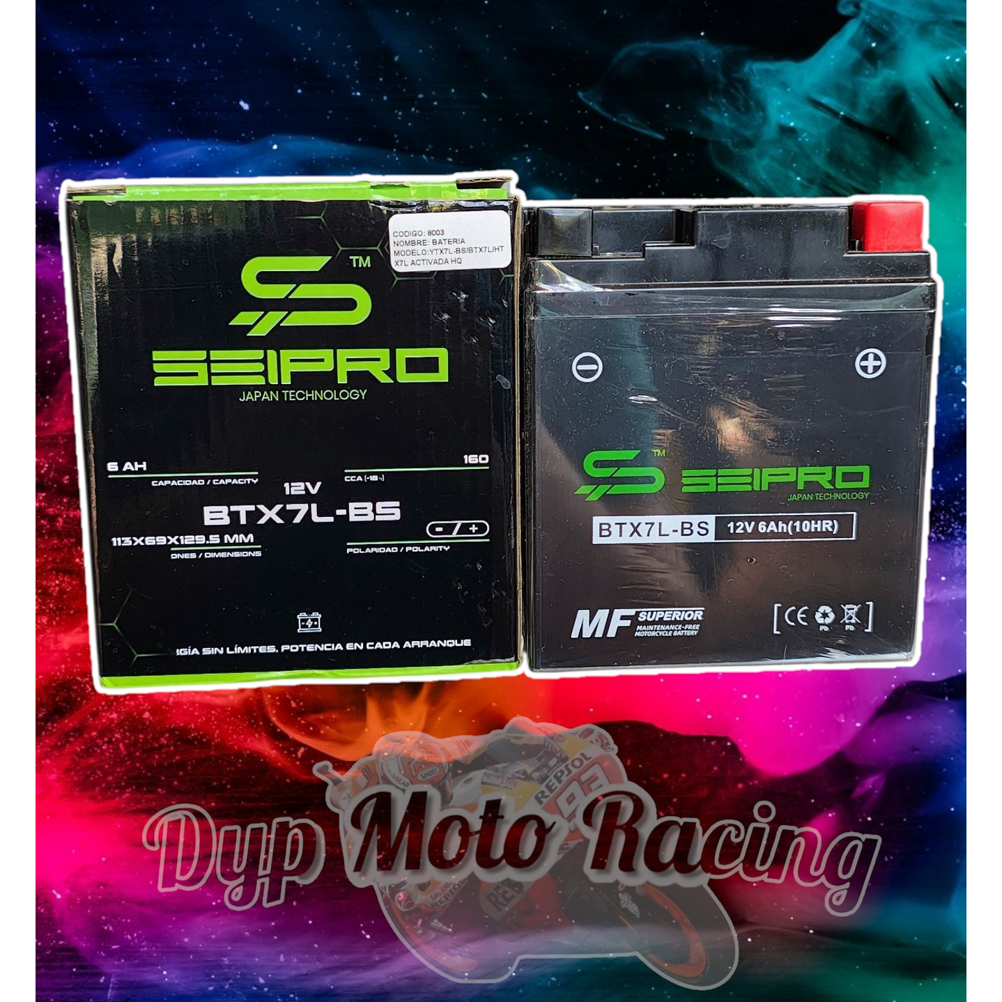 batería ytx7l Yamaha Fz25 R3 Cb190r Cbr250 Tnt 250