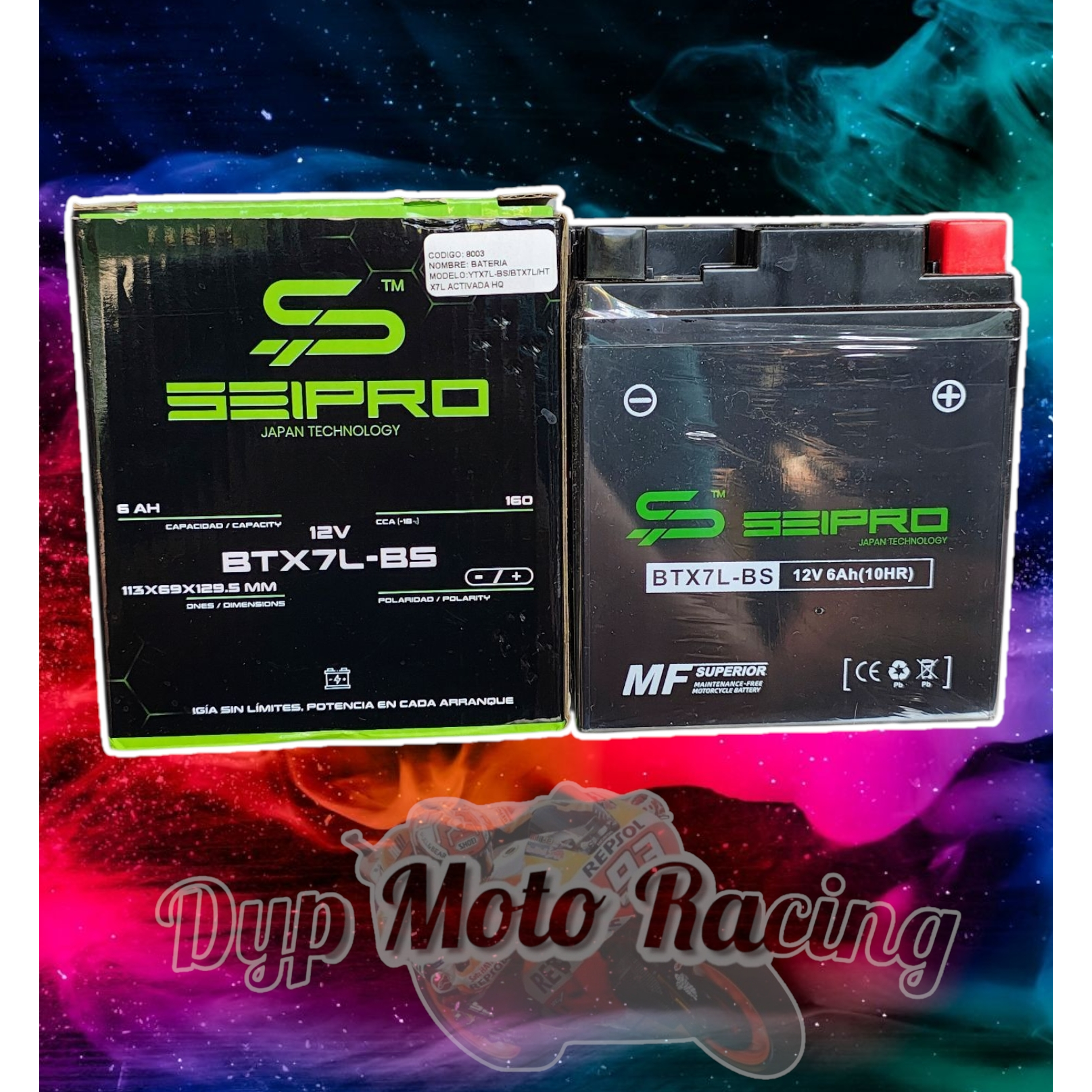 batería ytx7l Yamaha Fz25 R3 Cb190r Cbr250 Tnt 250