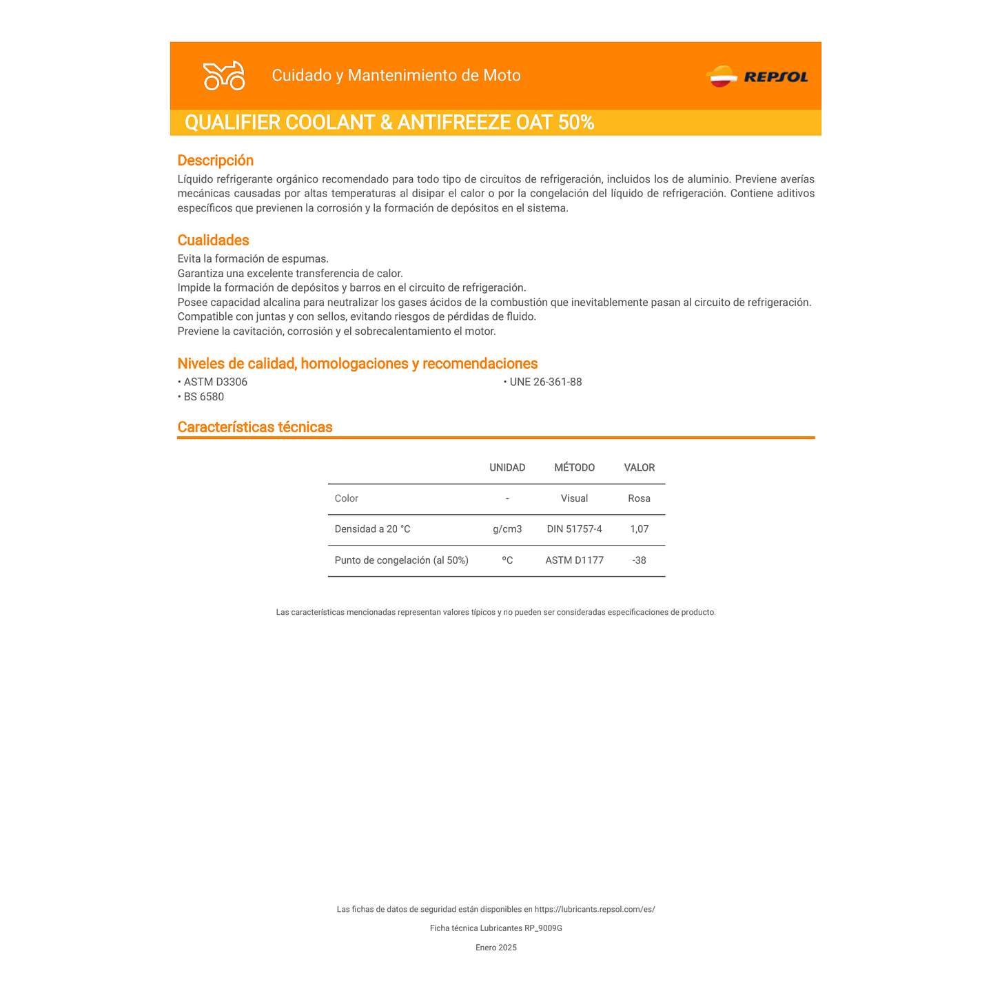 Coolant refrigerante Repsol  2