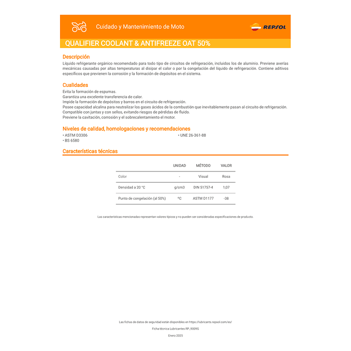 Coolant refrigerante Repsol  2