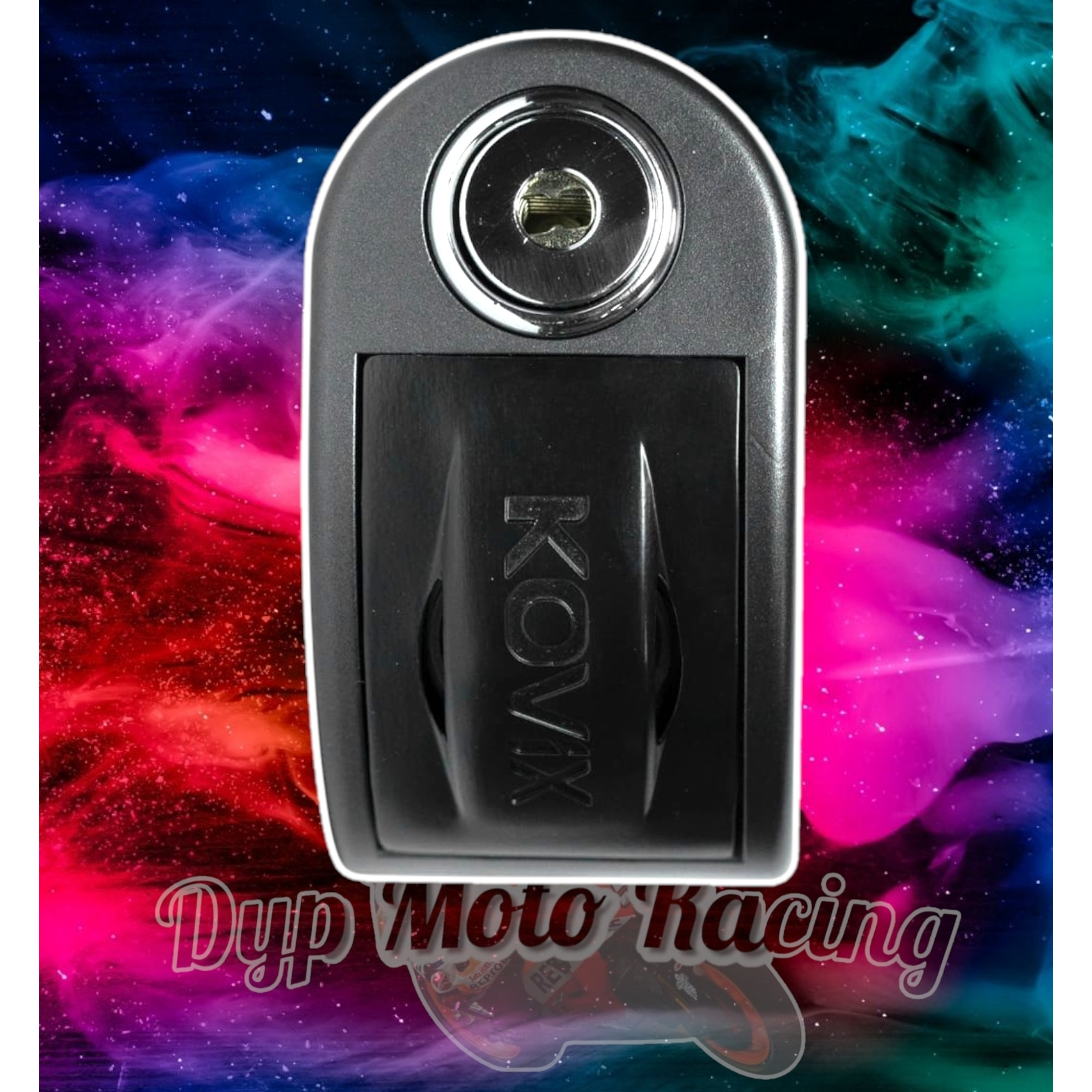 Candado Disco Moto Kovix Alarmal 120db Kt6 6mm Color negro 2