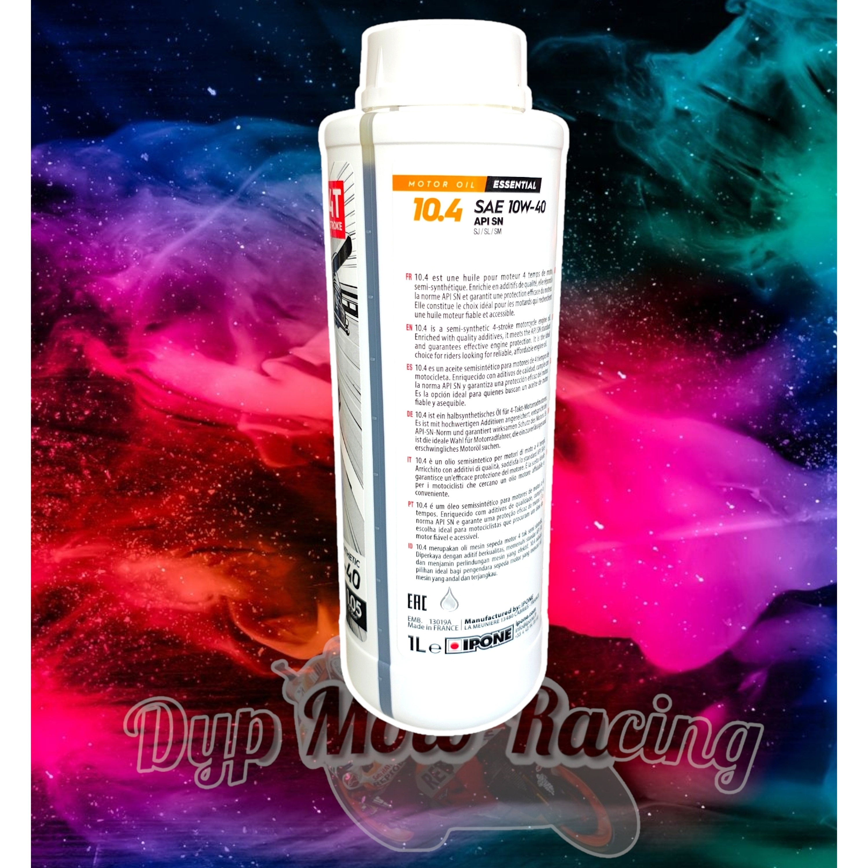 Aceite 10w40 ipone 10.4 semi sintético  2