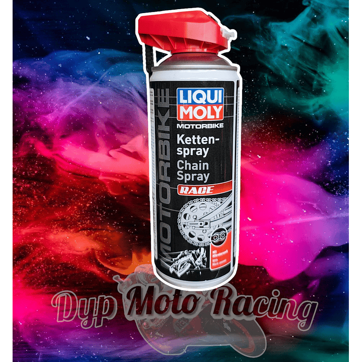 Lubricante de cadena Liqui Moly race rojo  1