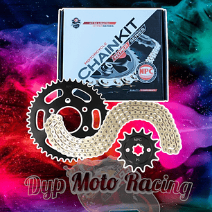 KIT TRANSMISION BENELLI TNT 150 FI NPC DORADO