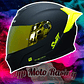Casco Moto Shaft 502sp Integral Norma Dot Compatible Pinlock Color Amarillo Diseño Solid Ng Neon Yellow - Miniatura 12