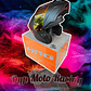 Casco moto hro 3480dv solid ng rj mate abatible con sun visor - Miniatura 9
