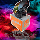 Casco moto hro 3480dv solid ng rj mate abatible con sun visor - Miniatura 11
