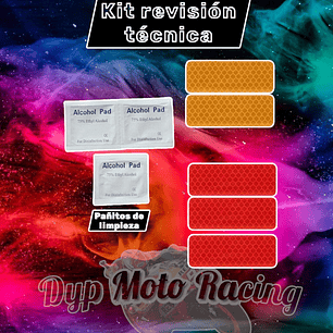 Kit De Adhesivos Reflectantes Revisión Técnica