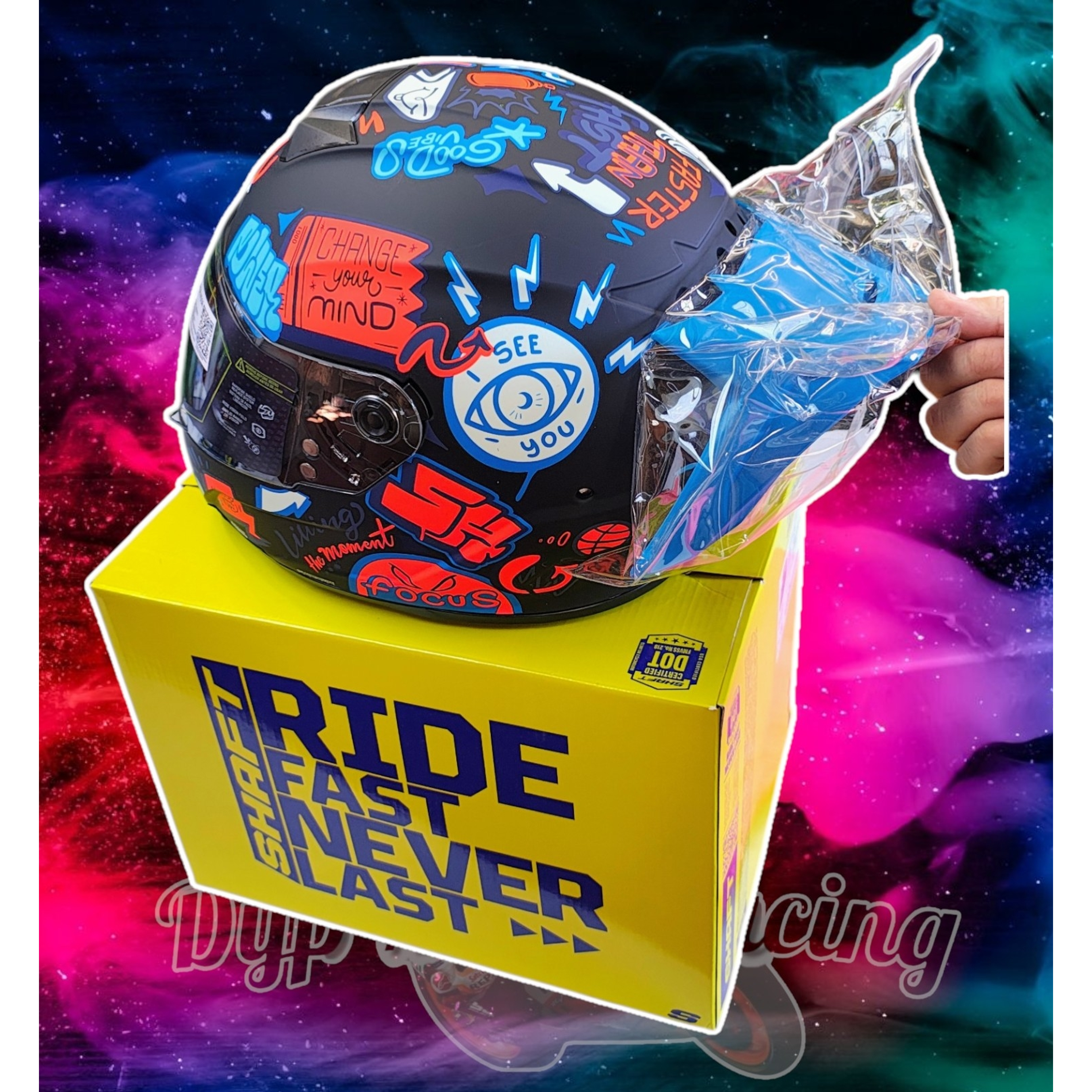 Casco Moto Shaft 502sp Beat Integral Normal Dot Acreditado Black Neón orange / Beat / Mate 3