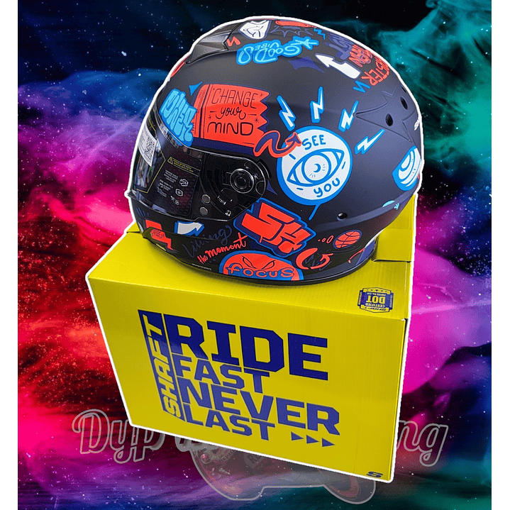 Casco Moto Shaft 502sp Beat Integral Normal Dot Acreditado Black Neón orange / Beat / Mate 6