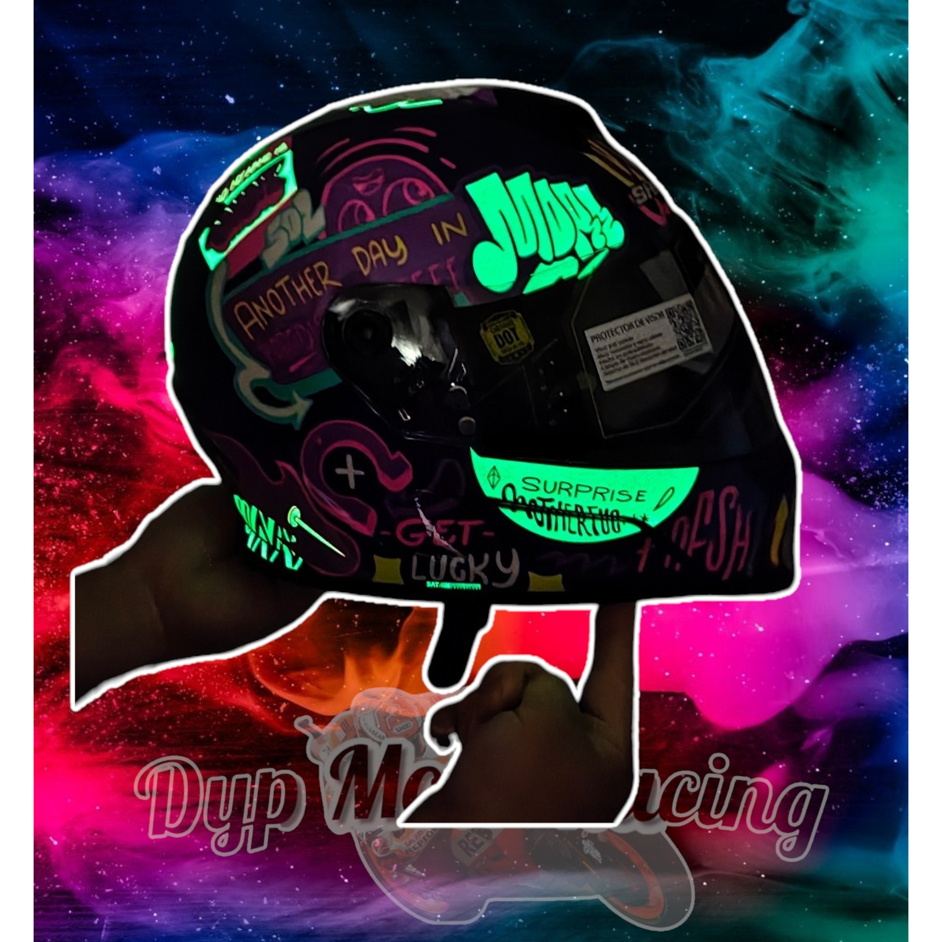 Casco Moto Shaft 502sp Beat Integral Normal Dot Mujer Purple / Beat / Brillante 9