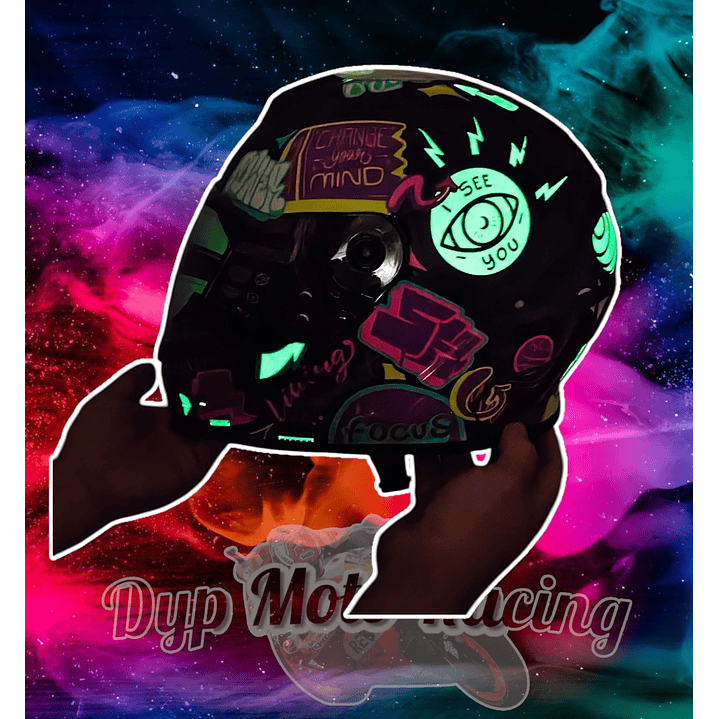 Casco Moto Shaft 502sp Beat Integral Normal Dot Mujer Purple / Beat / Brillante 8